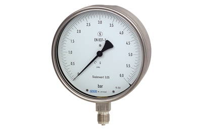 Wika pressure gauges 332.30, 333.30