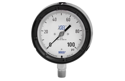 Wika pressure gauges 232.34, 233.34