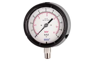 Wika pressure gauges 612.34, 632.34, 633.34