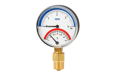 Wika temperature and pressure gauge 100.0x, 100.1x