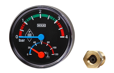 Wika Temperature and Pressure Gauge THM10